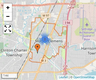 Area schools map